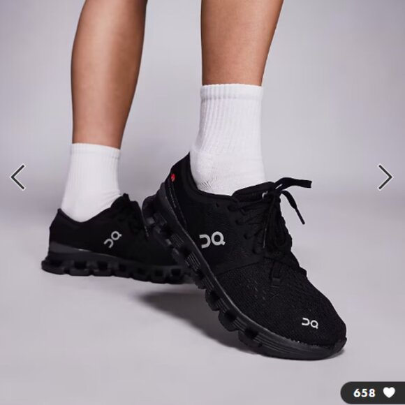 [FLASH SALE] On Men's Cloud X 4 Training Shoes, Black/Eclipse - Picture 1 of 7